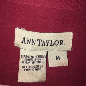 Red Ann Taylor blouse for @aa034988